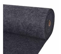 vidaXL Alfombra Gris antracita 1,2 x 10 m Poliéster