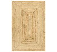 vidaXL Alfombra Hecha a Mano de Yute Natural Decoración Casa Hogar Salón Comedor Moquetas Tapiz Felpudo Estera Habitaciones Cubresuelo 80x160 cm