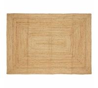 vidaXL Alfombra Hecha a Mano de Yute Natural Decoración Casa Hogar Salón Comedor Moquetas Tapiz Felpudo Estera Habitaciones Cubresuelo 160x230 cm