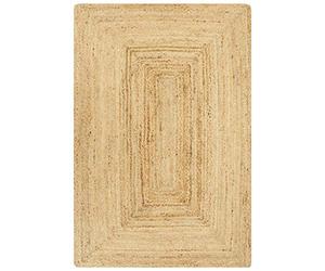 vidaXL Alfombra Hecha a Mano de Yute Natural Decoración Casa Hogar Salón Comedor Moquetas Tapiz Felpudo Estera Habitaciones Cubresuelo 80x160 cm
