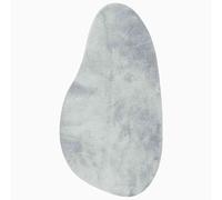 vidaXL Alfombra HUARTE Gris 100 x 200 cm Poliéster | Se siente súper agradable bajo los pies, Forma ovalada que le da un aspecto chido, Lavable a máquina, sin complicaciones