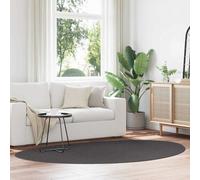 vidaXL Alfombra HUARTE Gris antracita 160 x 230 cm Poliéster