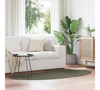 vidaXL Alfombra HUARTE Verde bosque 100 x 200 cm Poliéster