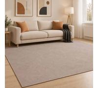 vidaXL Alfombra IZA Beige 200 x 280 cm 100% Poliéster Pelo bajo
