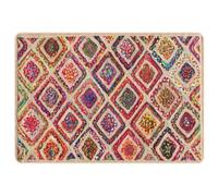 vidaXL Alfombra Lavable, Alfombra de Salón Dormitorio, Alfombrilla Antibacteriana, Alfombra Suelo Decorativa, Multicolor 120x180 cm