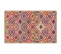 vidaXL Alfombra lavable multicolor – Antibacteriana para salón y dormitorio – 190x300 cm
