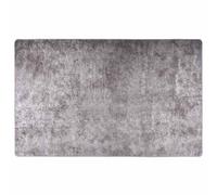 vidaXL Alfombra lavable gris 160x230 cm