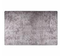 vidaXL Alfombra lavable gris 80x150 cm