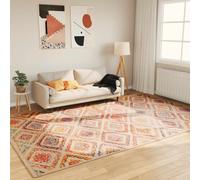 vidaXL Alfombra lavable multicolor – Antibacteriana para salón y dormitorio – 190x300 cm