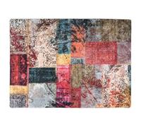 vidaXL Alfombra Lavable Patchwork Tapete Entrada Vestíbulo Galería Estera Salón Dormitorio Oficina Cocina Suelo Multicolor 120x180 cm