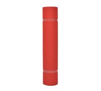 vidaXL Alfombra Liso Rojo 1 x 12 m Tela