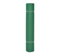 vidaXL Alfombra Liso Verde 1 x 12 m Tela