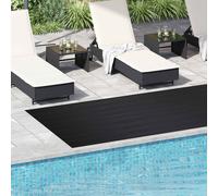 vidaXL Alfombra para el suelo Negro 1,5 x 4 m Goma