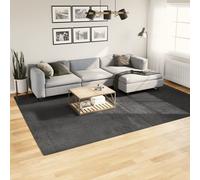 Vidaxl Alfombra Pelo Corto Look Escandinavo IZA 240x340 Cm - Color Antracita, Crema, Gris Anthracite