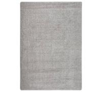 vidaXL Alfombra peluda antideslizante gris claro 160x230 cm