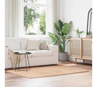 vidaXL Alfombra peluda de pelo largo NAVARRA beige 120x170cm Poliéster