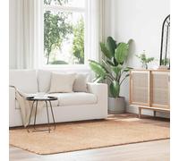 vidaXL Alfombra peluda de pelo largo NAVARRA beige 160x230cm poliéster