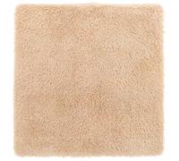 vidaXL Alfombra peluda NAVARRA de pelo largo Beige 240x240 cm poliéster