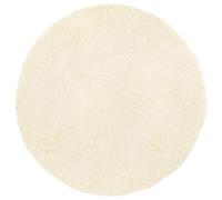 vidaXL Alfombra NAVARRA peluda de pelo largo 100x100 cm crema poliéster
