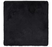 vidaXL Alfombra NAVARRA de pelo largo — Negra 200x200 cm, poliéster