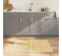 vidaXL Alfombra rectangular bambú color natural claro 80x100 cm