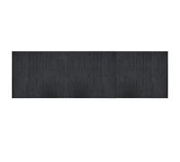 vidaXL Alfombra Rectangular bambú Gris 60x200 cm
