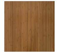 vidaXL Alfombra Rectangular bambú marrón 100x100 cm