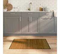 vidaXL Alfombra rectangular bambú marrón 70x100 cm