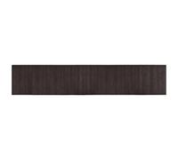 vidaXL Alfombra Rectangular bambú marrón Oscuro 60x300 cm, Alfombra de área, Alfombra de Sala de Estar, Alfombra Rectangular, Alfombra de Piso