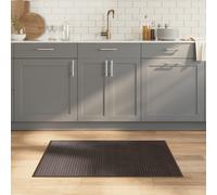 vidaXL Alfombra rectangular bambú marrón oscuro 70x100 cm