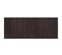 vidaXL Alfombra Rectangular bambú marrón Oscuro 80x200 cm