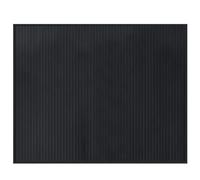 vidaXL Alfombra Rectangular bambú Negro 80x100 cm