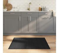 vidaXL Alfombra rectangular bambú negro 80x100 cm
