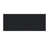 vidaXL Alfombra Rectangular bambú Negro 80x200 cm, Alfombra de área, Alfombra de Sala de Estar, Alfombra de Cocina, Alfombra de Piso