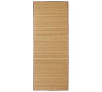 vidaXL Alfombra de bambú Natural rectangular Marrón 150 x 200 cm
