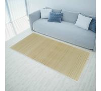 vidaXL Alfombra rectangular de bambú natural 80 x 200 cm