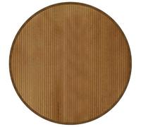 vidaXL Alfombra Redonda bambú marrón 100 cm, Alfombra de área, Alfombra de Sala de Estar, Alfombra de Cocina, Alfombra de Piso, Alfombra de Dormitorio