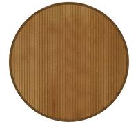 vidaXL Alfombra redonda bambú marrón 80 cm