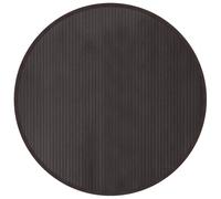 vidaXL Alfombra redonda bambú marrón oscuro 100 cm