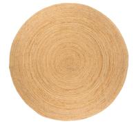 vidaXL Alfombra redonda yute trenzado 180 cm