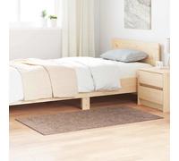 vidaXL Alfombra Shaggy Antideslizante Marrón 80 x 150 cm PP
