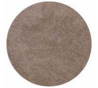 vidaXL Alfombra Shaggy Antideslizante Marrón 90 x 90 cm PP