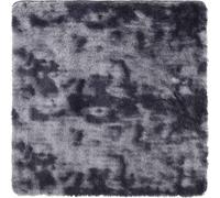 vidaXL Alfombra Shaggy de pelo alto, modelo NAVARRA, color gris oscuro, 240x240 cm, de poliéster