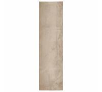 vidaXL Alfombra suave y lavable de pelo medio HUARTE 80 x 750 cm Multicolor Arena