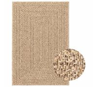 vidaXL Alfombra ZIZUR apariencia de yute interior y exterior 120x170cm