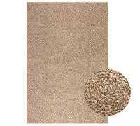 vidaXL Alfombra ZIZUR con aspecto de yute - interior y exterior 120x170 cm