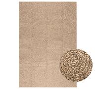 vidaXL Alfombra ZIZUR apariencia de yute interior y exterior 140x200cm