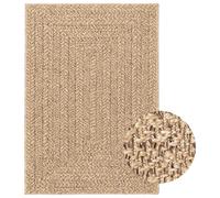 vidaXL Alfombra ZIZUR apariencia de yute interior y exterior 160x230 cm