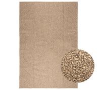 vidaXL Alfombra ZIZUR apariencia de yute interior y exterior 160x230 cm