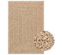 vidaXL Alfombra ZIZUR apariencia de yute interior y exterior 200x290cm